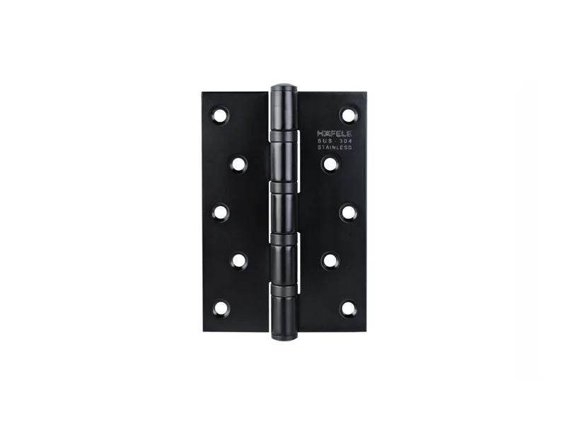 Bản lề lá Hafele 4BB 127x89x3mm màu đen 926.20.053