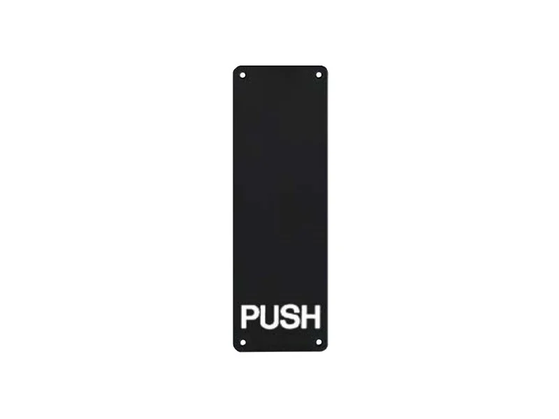 Bảng đẩy cửa PUSH Hafele màu đen 987.11.303