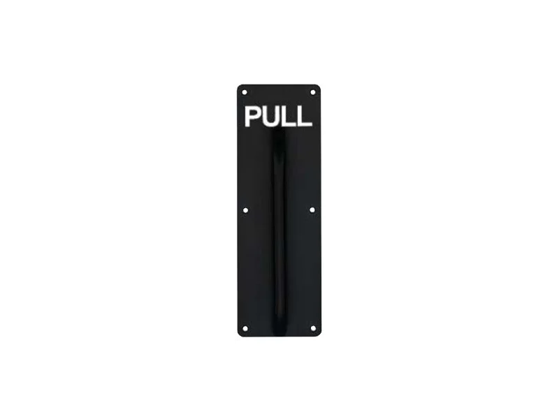 Bảng kéo cửa với tay nắm PULL Hafele màu đen 987.11.203