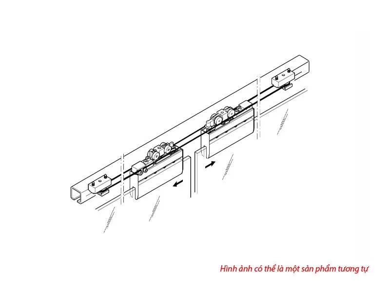 Bộ phụ kiện trượt đồng bộ CLASSIC N Hafele 940.44.003