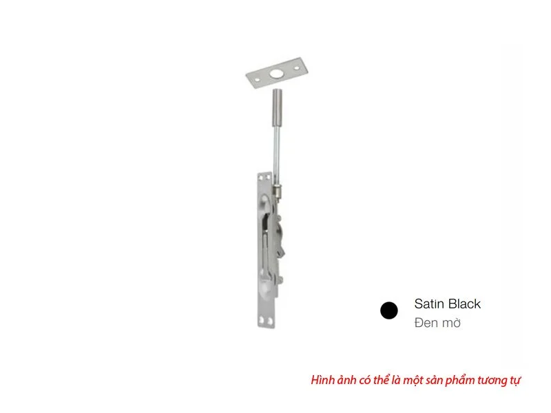 Chốt âm cho cửa kim loại 105mm (màu đen mờ) Hafele 911.81.365