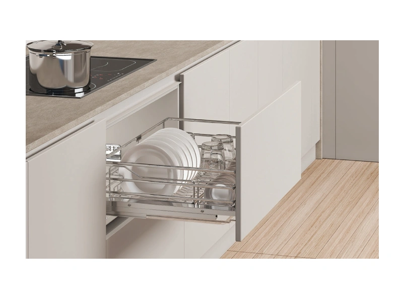 Kệ để chén đĩa Hafele 600mm Inox 304 549.04.044
