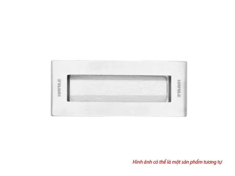 DIY Tay nắm âm 125x51mm – Màu Inox mờ Hafele 489.72.131