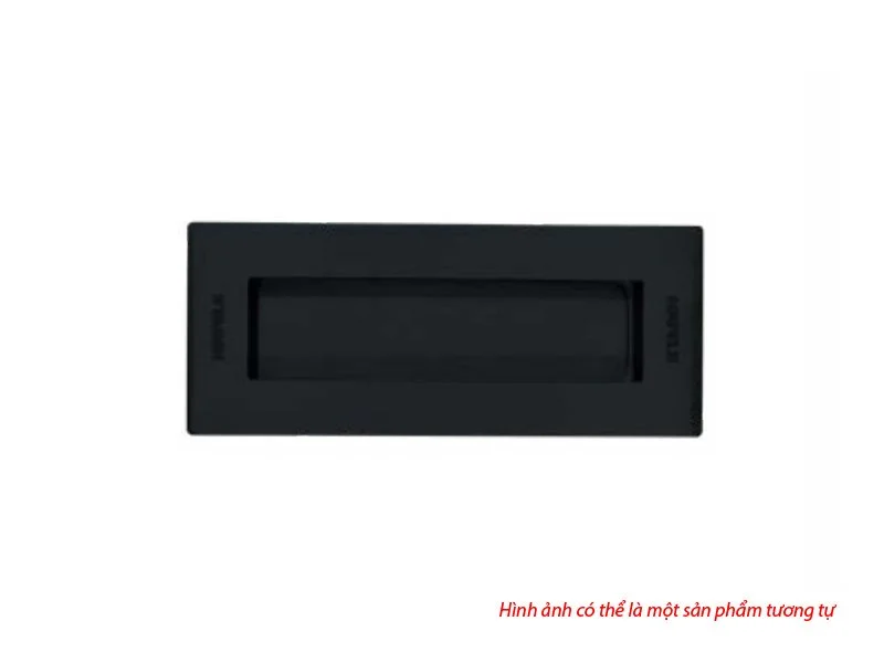 DIY Tay nắm âm 125x51mm – Màu đen mờ Hafele 489.72.136
