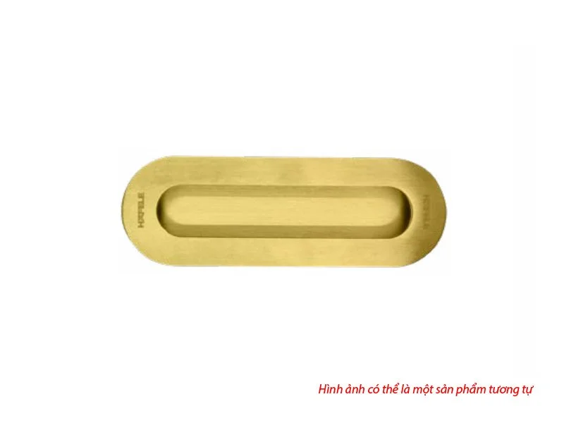 DIY Tay nắm âm 150x50mm – Màu đồng bóng PVD Hafele 489.72.143