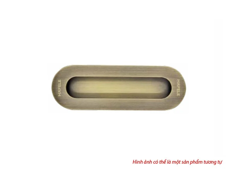 DIY Tay nắm âm 150x50mm – Màu đồng rêu Hafele 489.72.147
