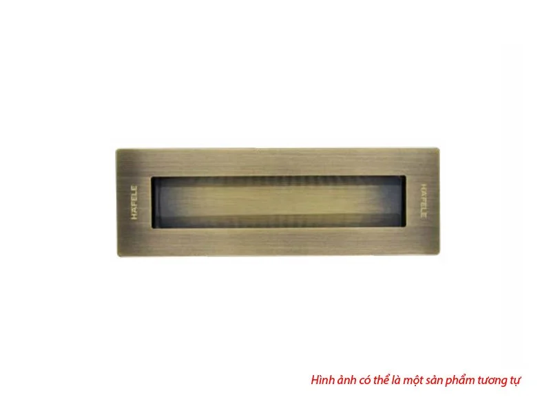DIY Tay nắm âm 150x51mm – Màu đồng rêu Hafele 489.72.146