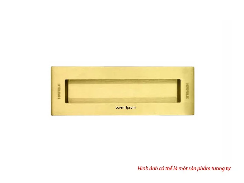 DIY Tay nắm âm 150x51mm – Màu đồng bóng PVD Hafele 489.72.142