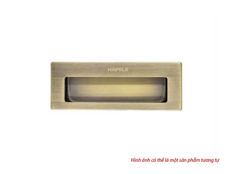 DIY Tay nắm âm 115x42mm – Màu đồng rêu Hafele 489.72.144