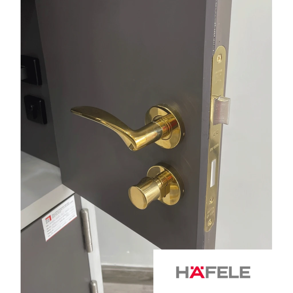 Tay nắm gạt màu vàng Hafele 903.98.147