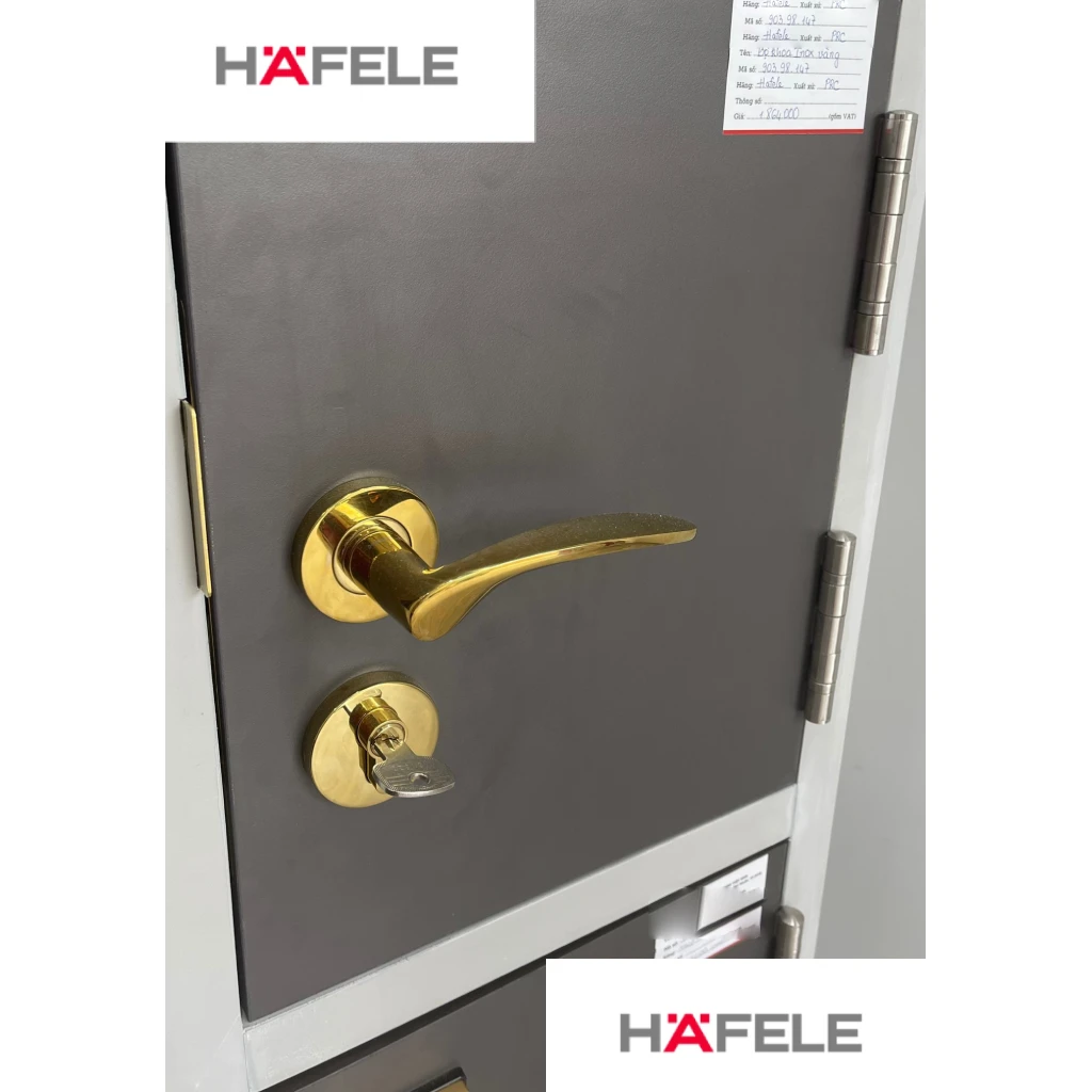 Tay nắm gạt màu vàng Hafele 903.98.147
