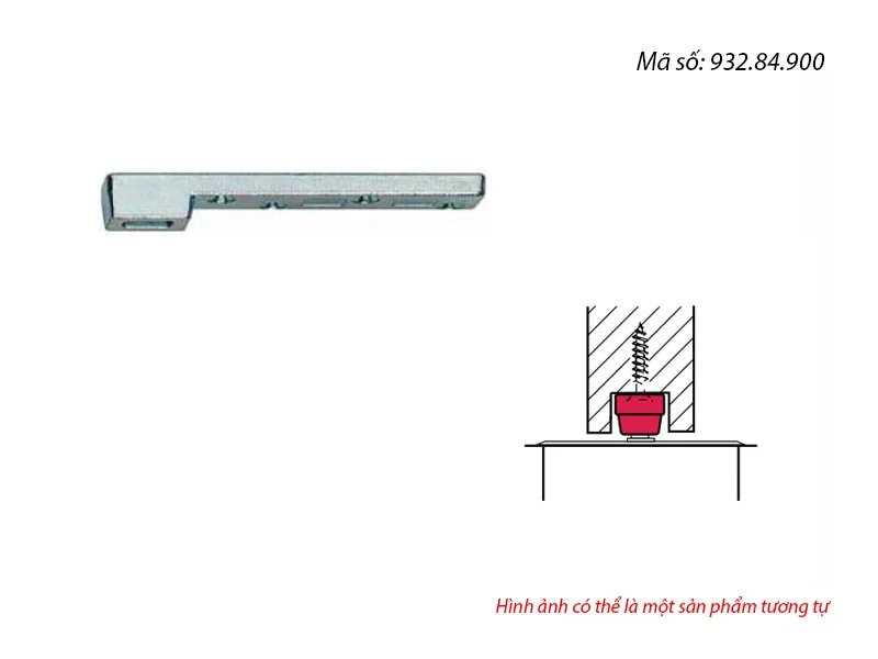 Bas kẹp dưới Häfele 932.84.900