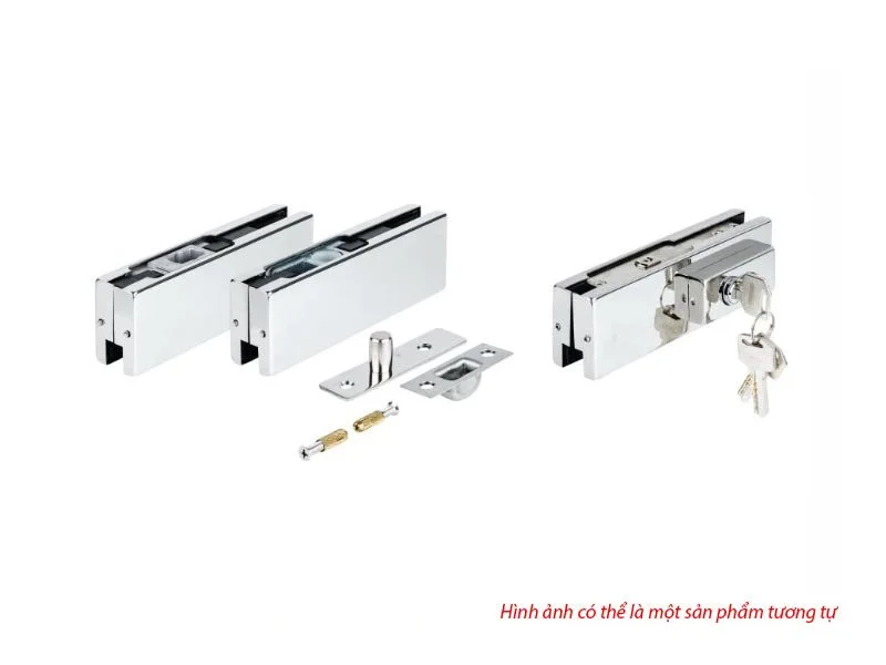Bộ bas kẹp kính Häfele DIY 489.81.101
