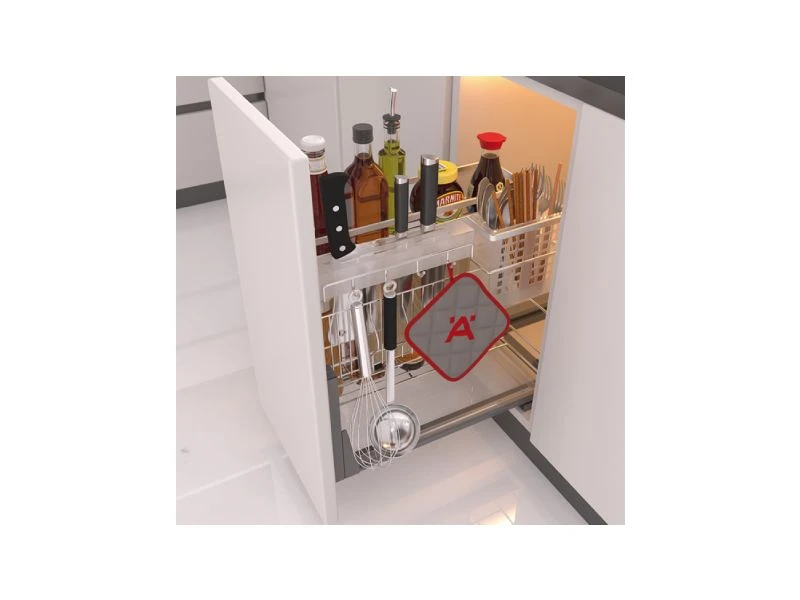 Giá dao thớt Hafele 300mm Inox 304 549.20.018