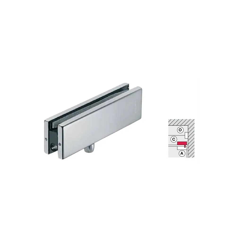 Kẹp đỉnh Hafele inox bóng 981.00.651