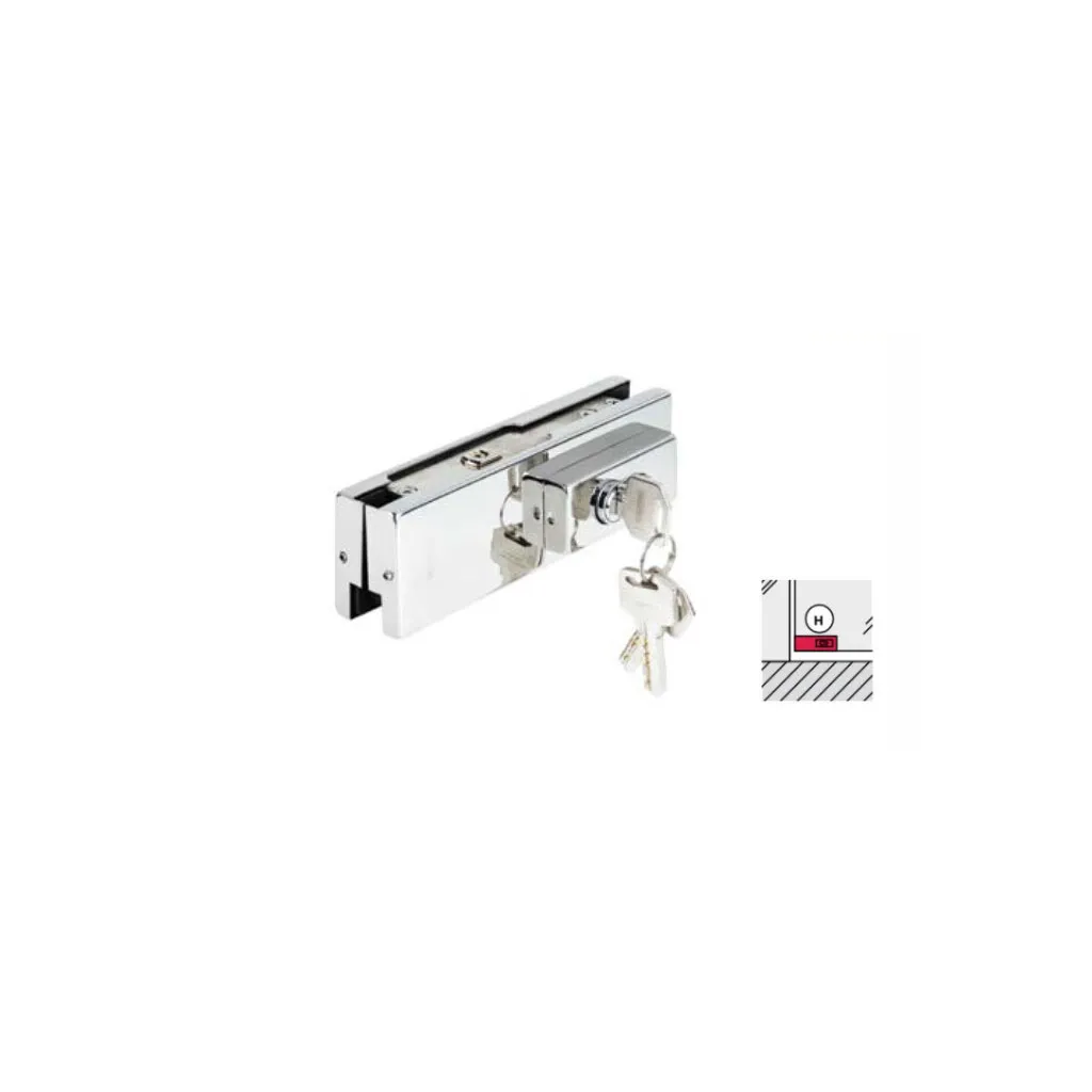 Kẹp khóa sàn Hafele Inox mờ 981.50.030