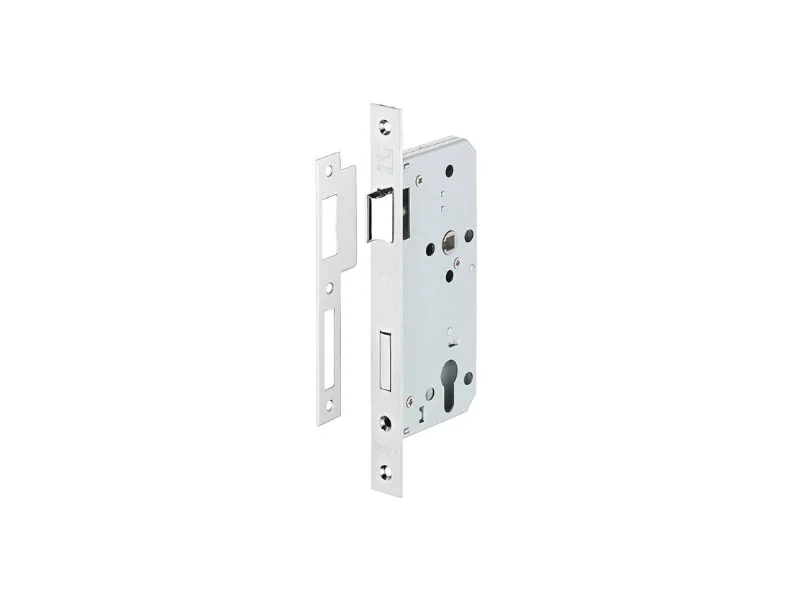 Thân khóa lưỡi gà chốt chết Hafele Inox mờ 911.02.165