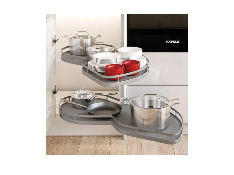 Kệ góc Hafele OLLA MOVE 900mm mở phải Hafele 541.01.804