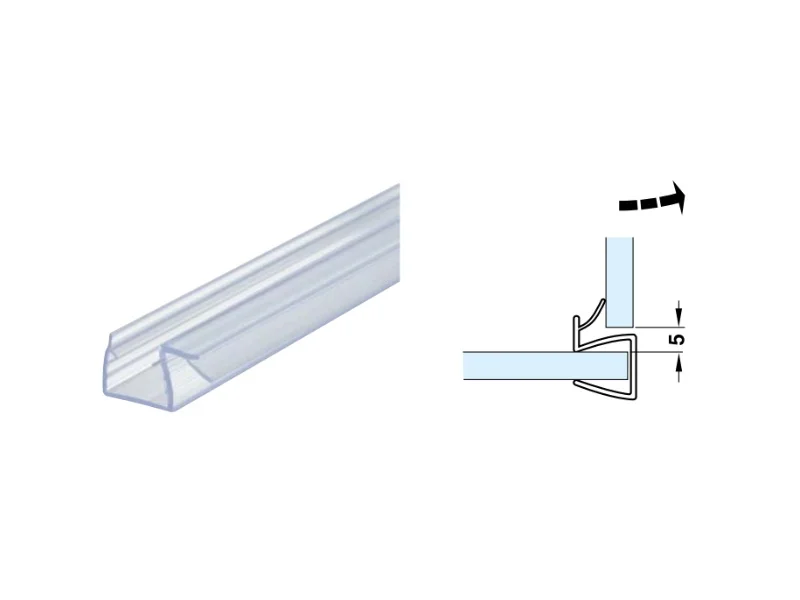 Ron cửa kính Hafele 90° cho kính 10-12mm 950.50.003