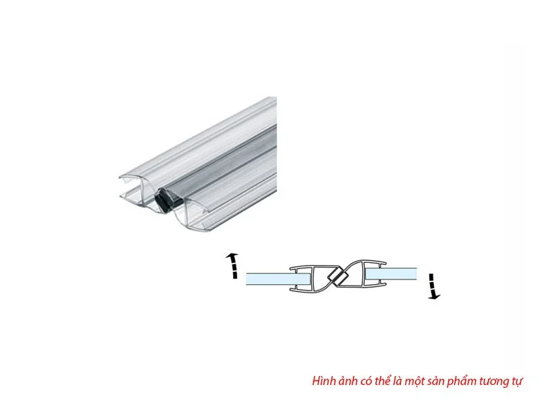 Ron cửa kính nam châm 180 độ Hafele cho kính 10-12mm 950.50.031