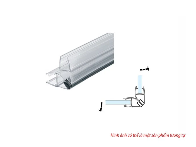 Ron cửa kính nam châm 90° Hafele cho kính 10-12mm 950.50.027