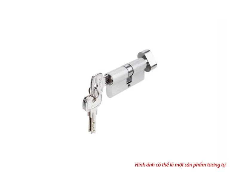 Ruột khóa Häfele 1 đầu chìa, 1 đầu vặn oval dài 66mm 916.63.621